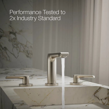 Avid® Widespread bathroom sink faucet, 0.5 gpm