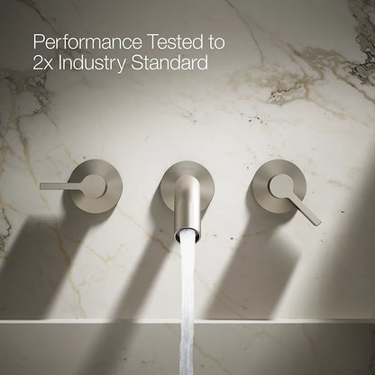 Components® Wall-mount bathroom sink faucet Lever handle trim