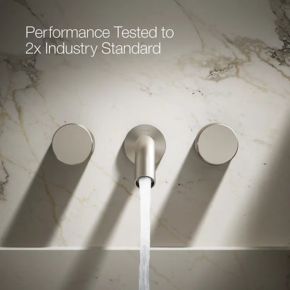 Components® Wall-mount bathroom sink faucet Oyl handle trim