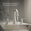 Bellera® Widespread bathroom sink faucet, 1.2 gpm