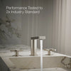 Composed® Widespread bathroom sink faucet with Cross handles, 1.2 gpm