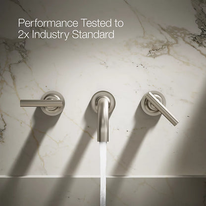 Purist® Wall-mount bathroom sink faucet trim with Lever handles, 1.2 gpm