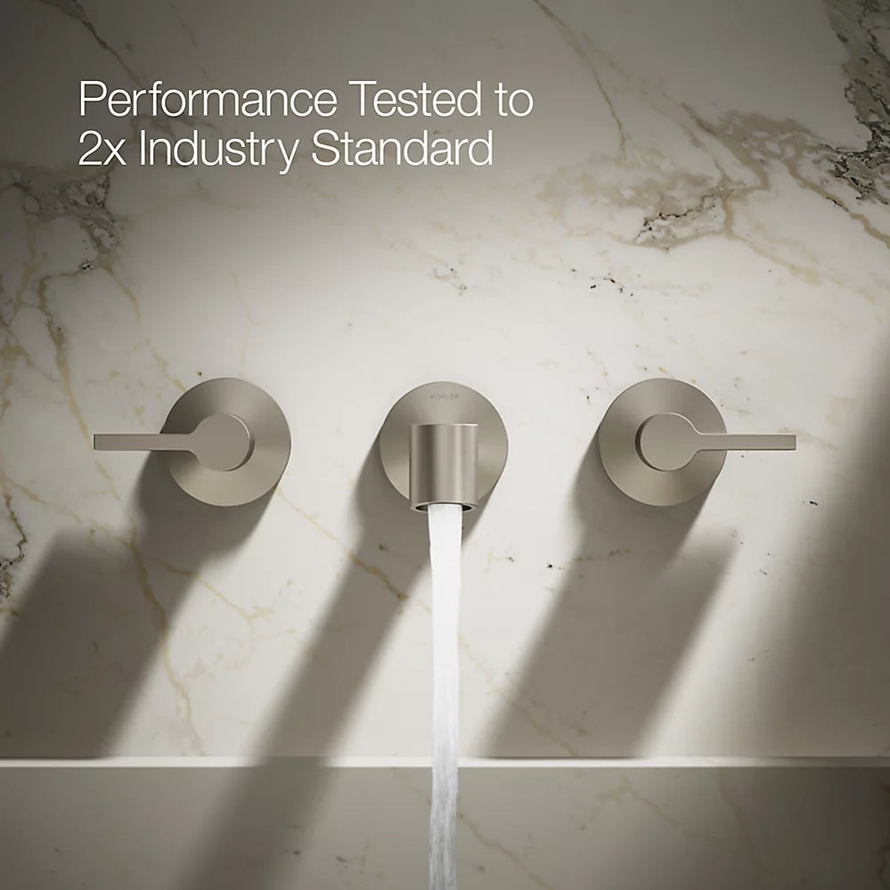 Components® Wall-mount bathroom sink faucet spout with Row design, 1.2 gpm