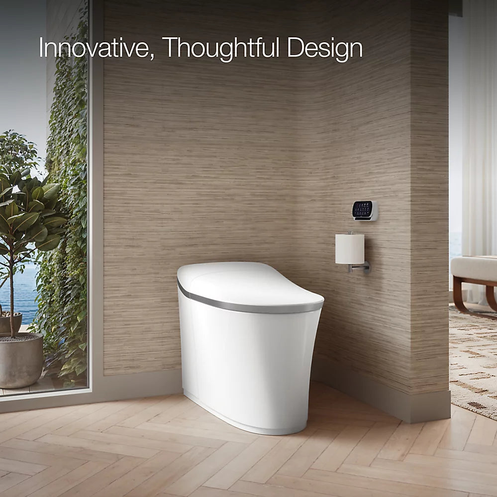 Eir® One-piece elongated smart toilet, dual-flush