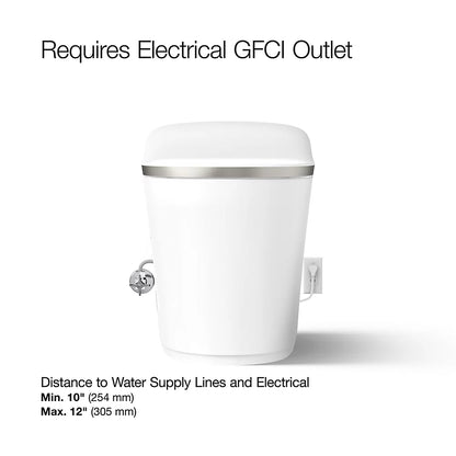 Eir® One-piece elongated smart toilet, dual-flush