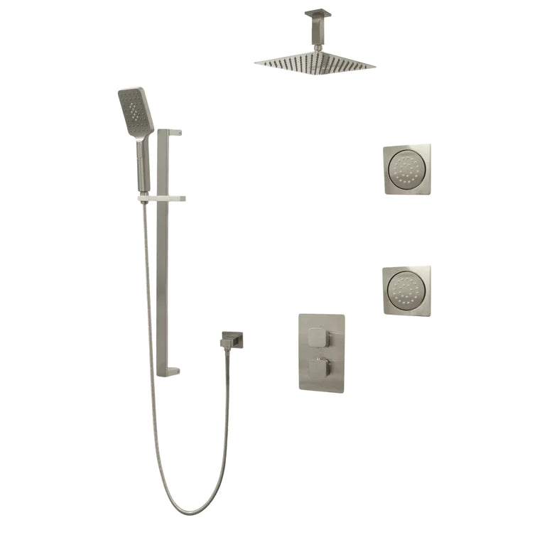 Three Way Thermostatic Shower System F57123-4C16ALB2 - Golzar Home