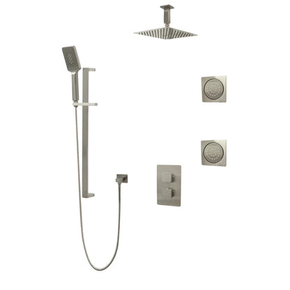 Three Way Thermostatic Shower System F57123-4C16ALB2 - Golzar Home