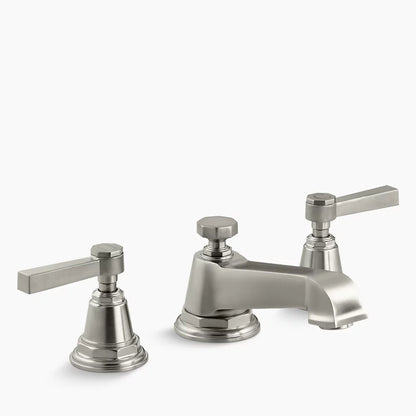 Pinstripe® Widespread bathroom sink faucet with Lever handles, 1.2 gpm