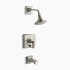 Pinstripe® Pure Rite-Temp® bath and shower trim kit with push-button diverter and lever handle, 2.5 gpm