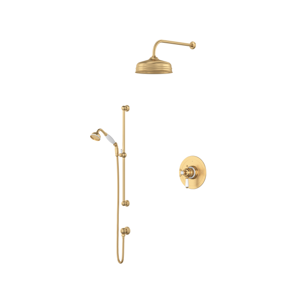 Perrin & Rower Edwardian Shower Kit 323 Trim