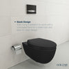 Bocchi Wall Hung Toilet With Seat - Milano - Golzar Home
