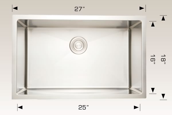BOSCO 202218C Commercial Series Sink