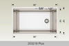 BOSCO 203218plus Titanium Multi-Level workstation sink