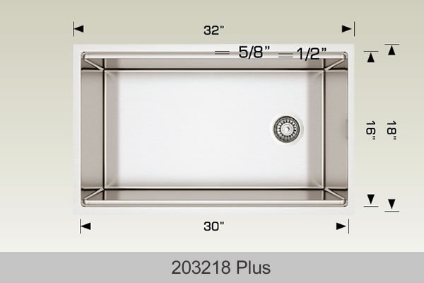 BOSCO 203218plus Titanium Multi-Level workstation sink