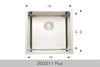 BOSCO 203311 Plus Diamond Series Plus Sink