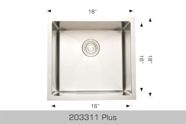 BOSCO 203311 Plus Diamond Series Plus Sink