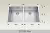 BOSCO 203335 Titanium Series Sink