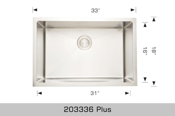 BOSCO 203336 Titanium Series Sink