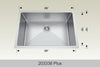 BOSCO 203338 Titanium Series Sink