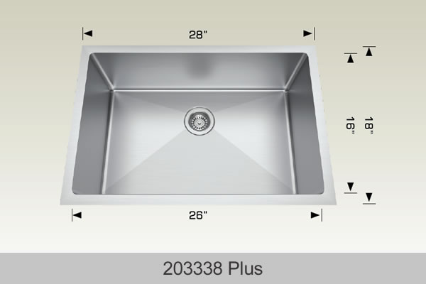 BOSCO 203338 Titanium Series Sink