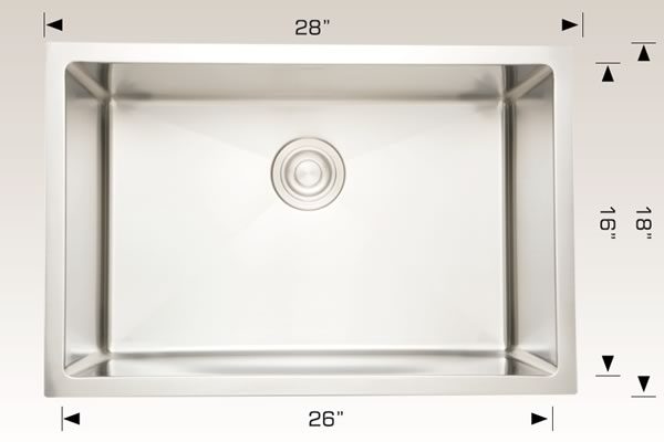 BOSCO 203338C Commercial Series Sink