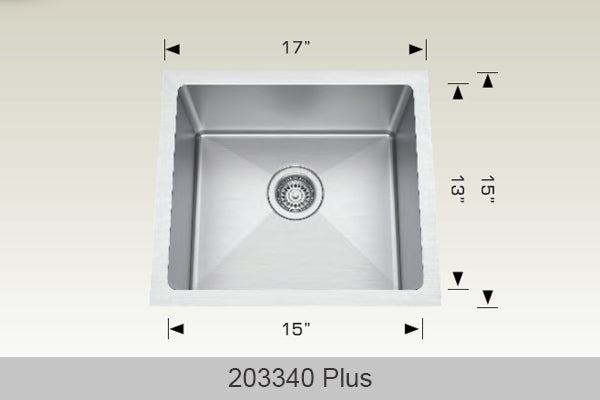 BOSCO 203340 Titanium Series Sink