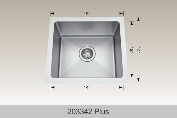 BOSCO 203342 Plus Deluxe Series Plus Sink