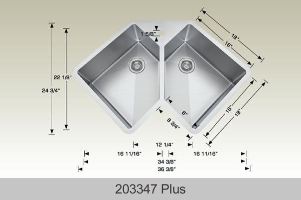 BOSCO 203347 Titanium Series Sink