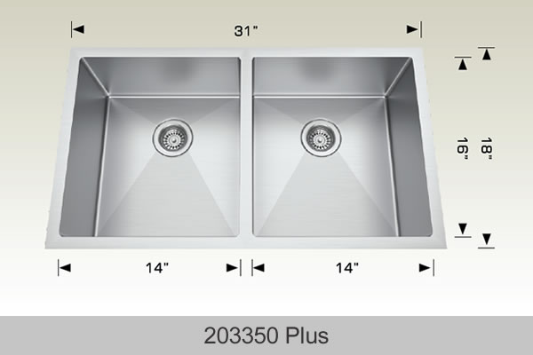 BOSCO 203350 Plus Titanium Series Plus Sink