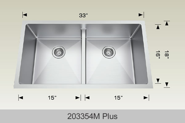 BOSCO 203354M Titanium Series Sink