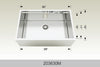 BOSCO 203630-m Titanium Multi-Level workstation sink