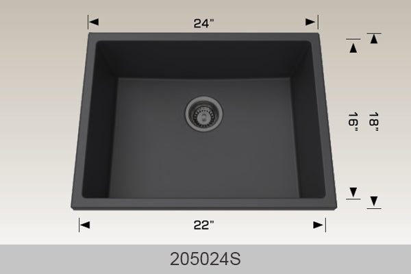 BOSCO 205024S Granite Series Sink