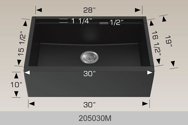 BOSCO 205030M Granite Series Sink