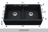 BOSCO 205032M Granite Series Sink