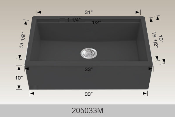 BOSCO 205033M Granite Series Sink