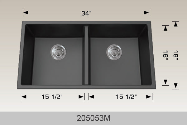 BOSCO 205053M Granite Series Sink