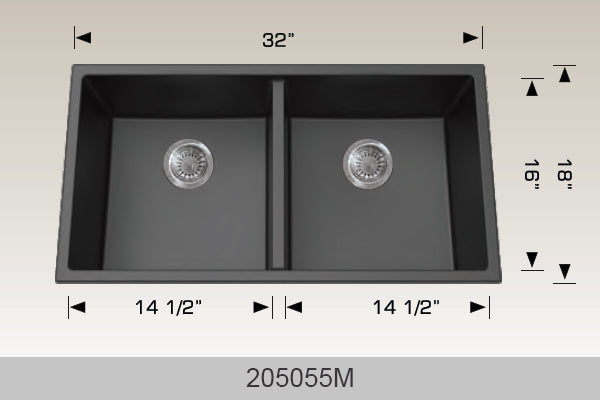 BOSCO 205055M Granite Series Sink