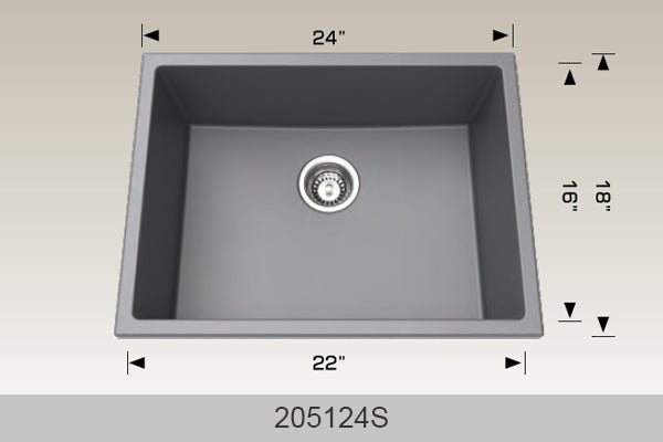 BOSCO 205124S Granite Series Sink