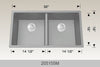 BOSCO 205155M Granite Series Sink