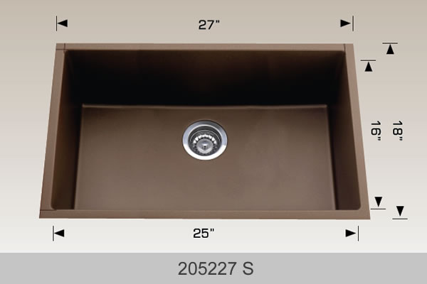 BOSCO 205227S Granite Series Sink