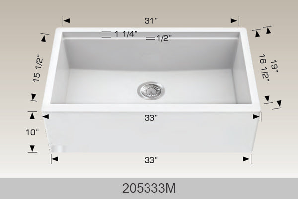 BOSCO 205333M Granite Series Sink