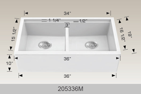 BOSCO 205336M Granite Series Sink