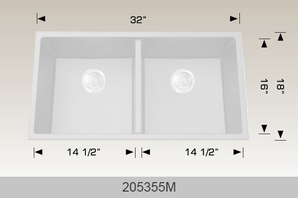 BOSCO 205355M Granite Series Sink
