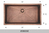 BOSCO 206032 Copper Series Sink