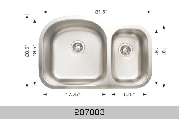 BOSCO 207003 Standard Series Sink