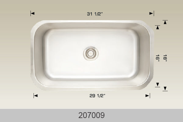 BOSCO 207009 Standard Series Sink