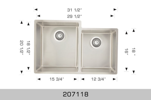 BOSCO 207118 Standard Series Sink