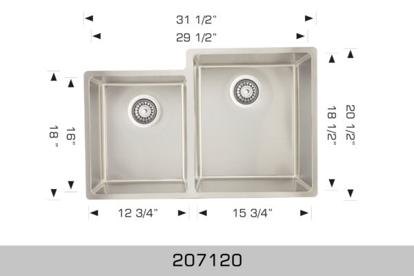 BOSCO 207120 Standard Series Sink