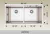 BOSCO 20D030 Super Series Plus Multi-Level Sink