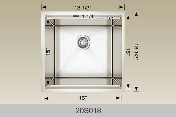 BOSCO 20S018 Super Series Plus Multi-Level Sink